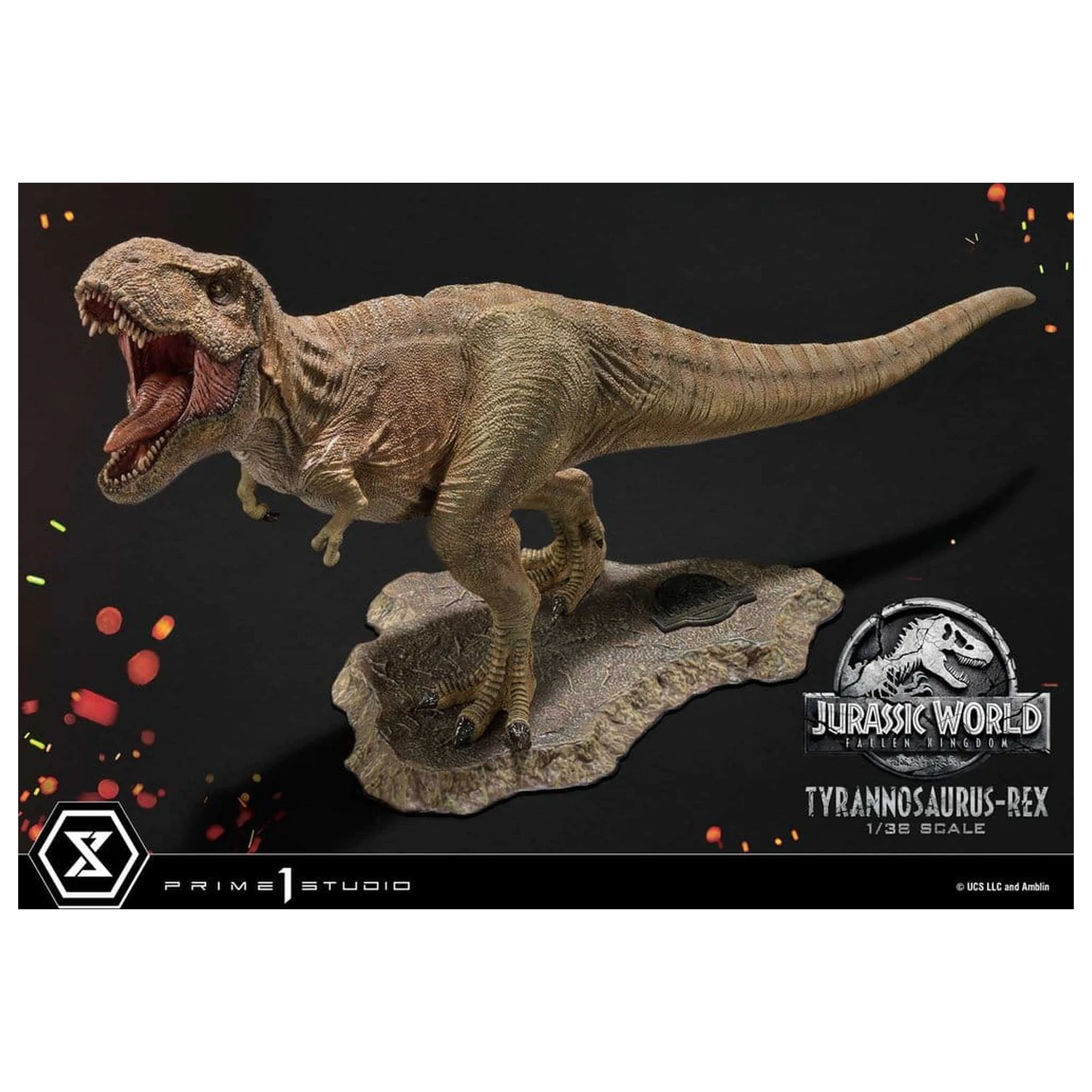 Jurassic World: Fallen Kingdom (Film) Prime Collectible Figures Statue 1/38 Tyrannosaurus Rex 23 cm product photo