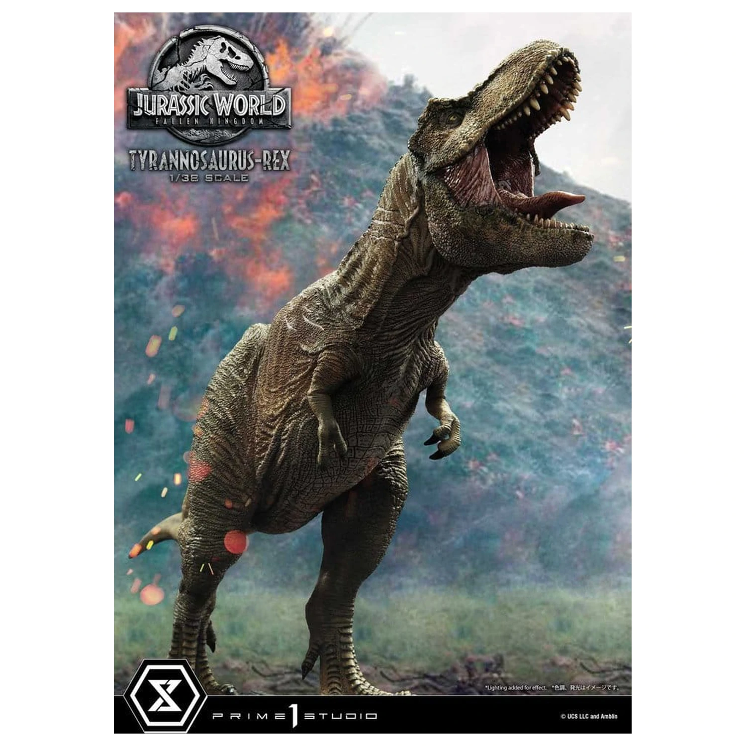 Jurassic World: Fallen Kingdom (Film) Prime Collectible Figures Statue 1/38 Tyrannosaurus Rex 23 cm product photo