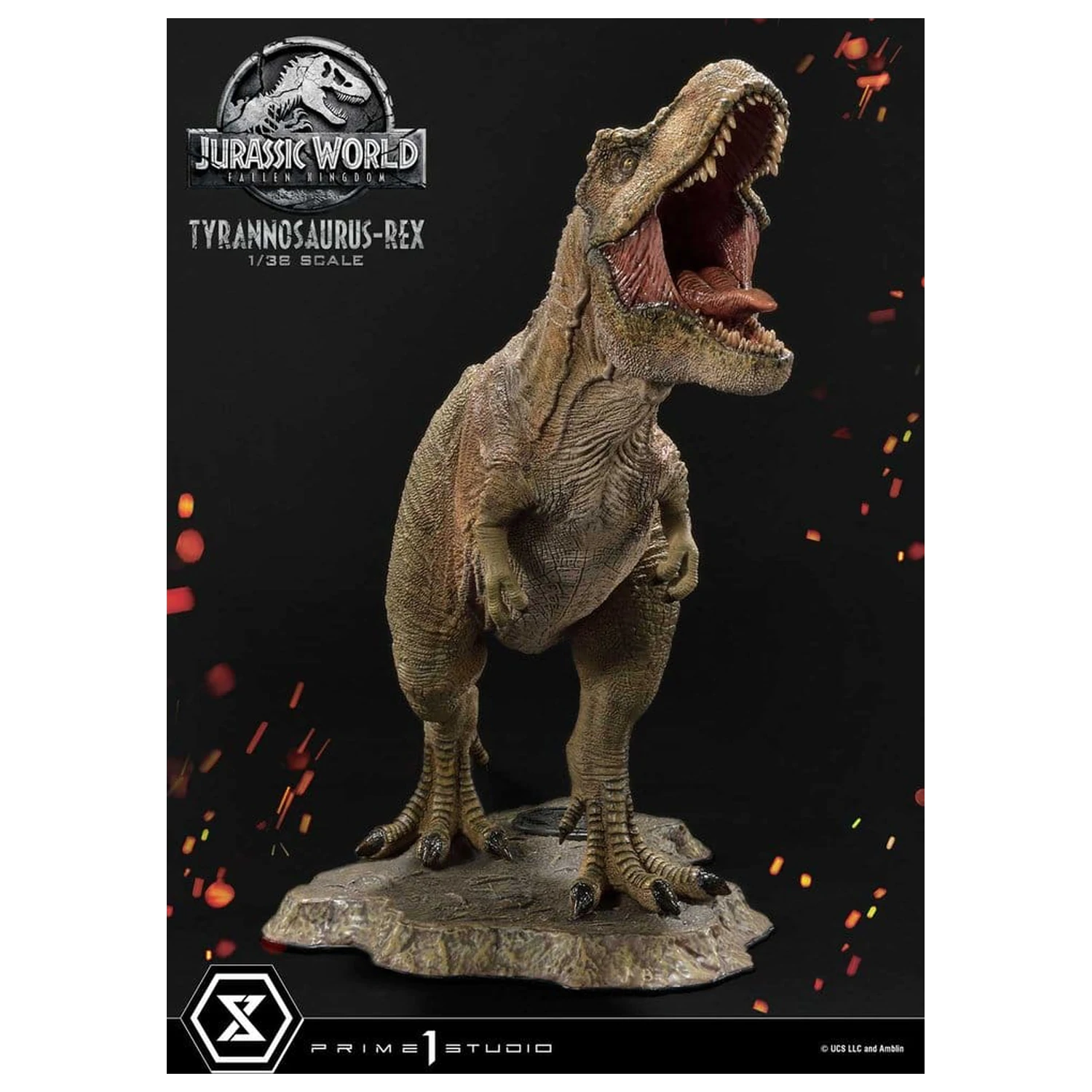 Jurassic World: Fallen Kingdom (Film) Prime Collectible Figures Statue 1/38 Tyrannosaurus Rex 23 cm product photo