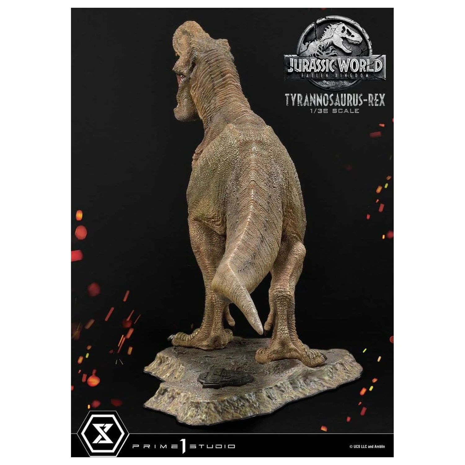 Jurassic World: Fallen Kingdom (Film) Prime Collectible Figures Statue 1/38 Tyrannosaurus Rex 23 cm product photo