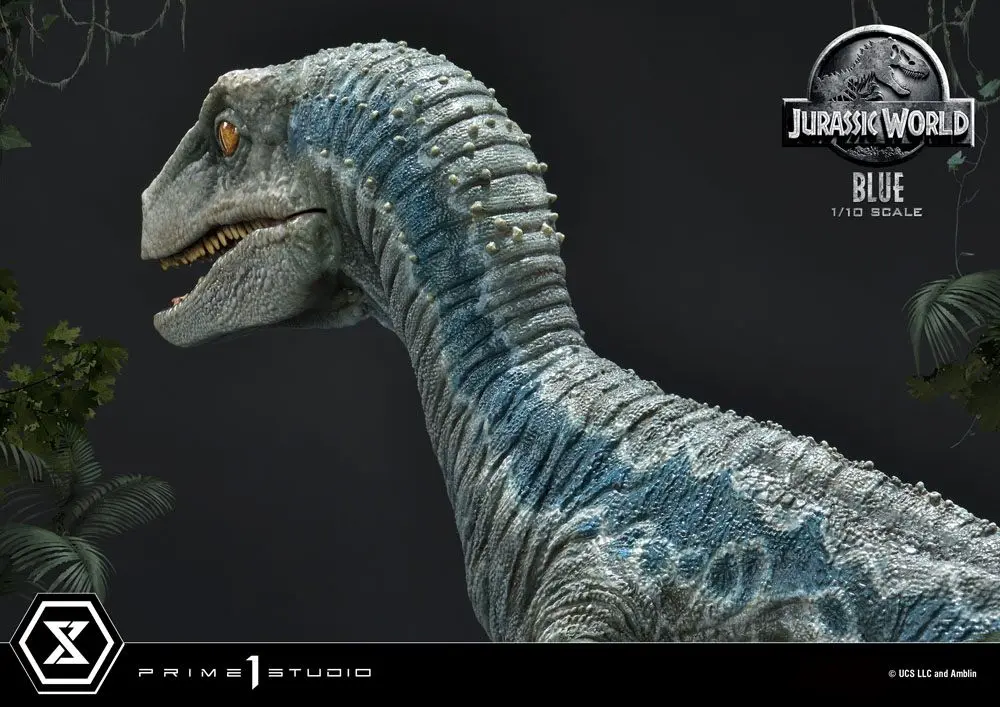 Jurassic World: Fallen Kingdom Prime Collectibles Statue 1/10 Blue (Open Mouth Version) 17 cm termékfotó