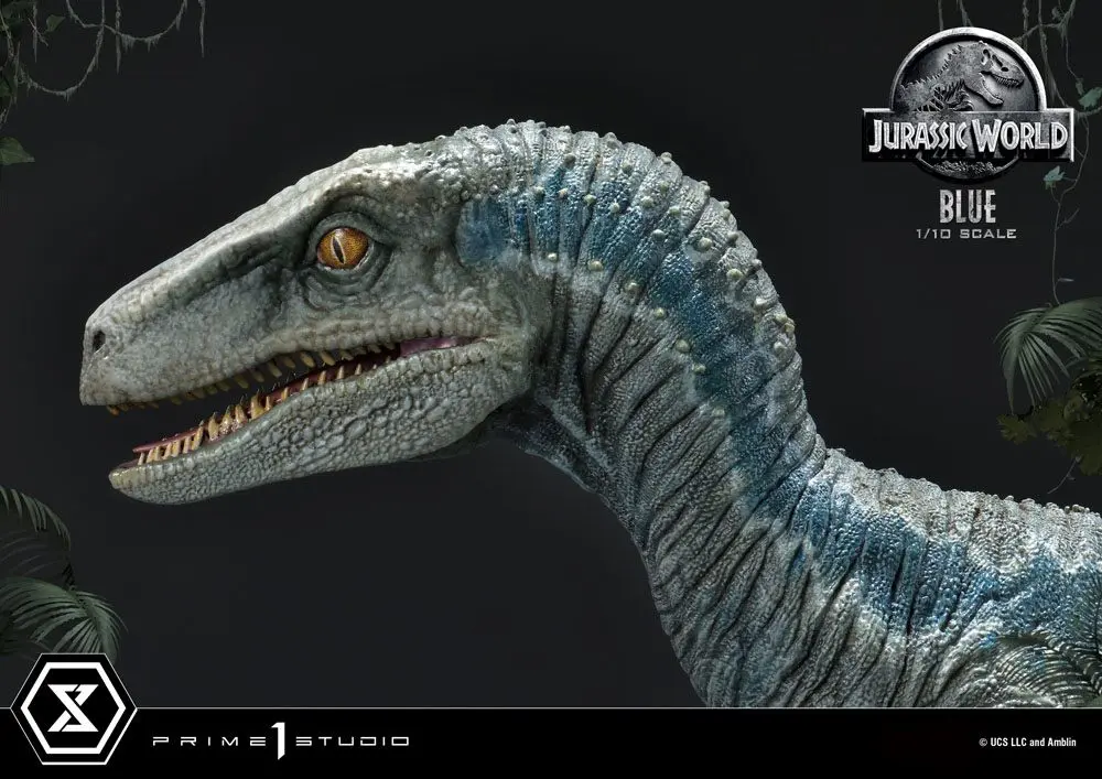 Jurassic World: Fallen Kingdom Prime Collectibles Statue 1/10 Blue (Open Mouth Version) 17 cm termékfotó