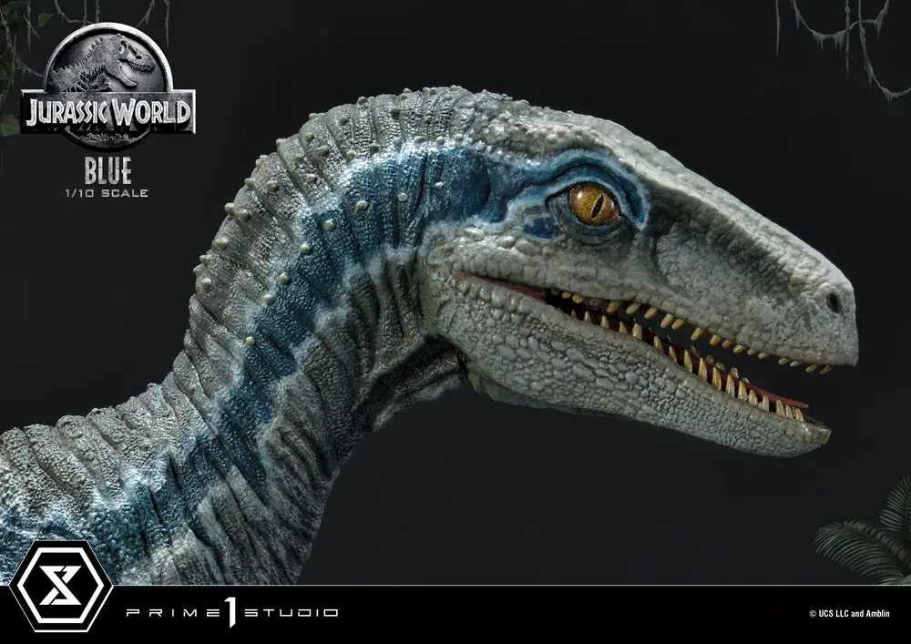 Jurassic World: Fallen Kingdom Prime Collectibles Statue 1/10 Blue (Open Mouth Version) 17 cm termékfotó