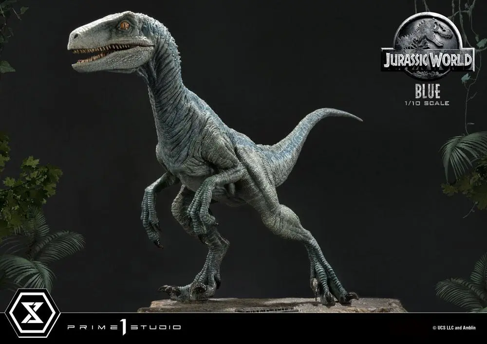 Jurassic World: Fallen Kingdom Prime Collectibles Statue 1/10 Blue (Open Mouth Version) 17 cm termékfotó