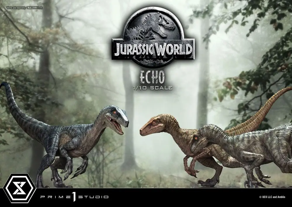 Jurassic World: Fallen Kingdom Prime Collectibles Statue 1/10 Echo 17 cm product photo
