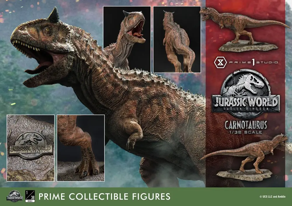 Jurassic World: Fallen Kingdom Prime Collectibles PVC Statue 1/38 Carnotaurus 16 cm termékfotó