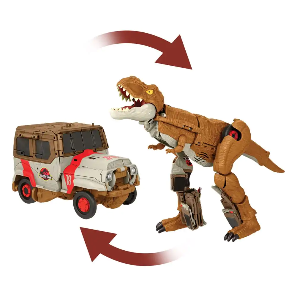 Jurassic World Fierce Changers Action Figure Chase 'N Roar Tyrannosaurus Rex 21 cm product photo