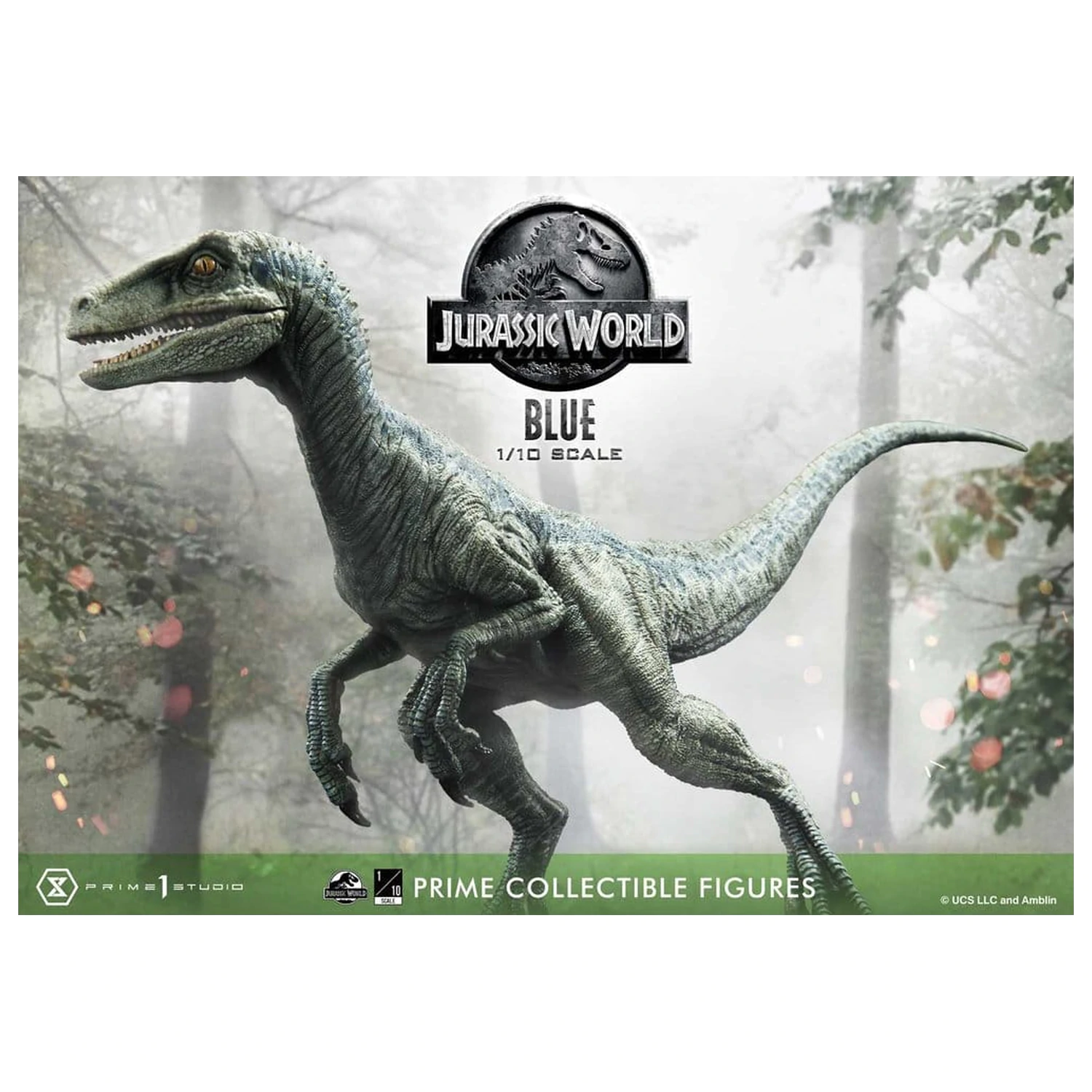 Jurassic World (Film) Prime Collectible Figures Statue 1/10 Blue 17 cm product photo