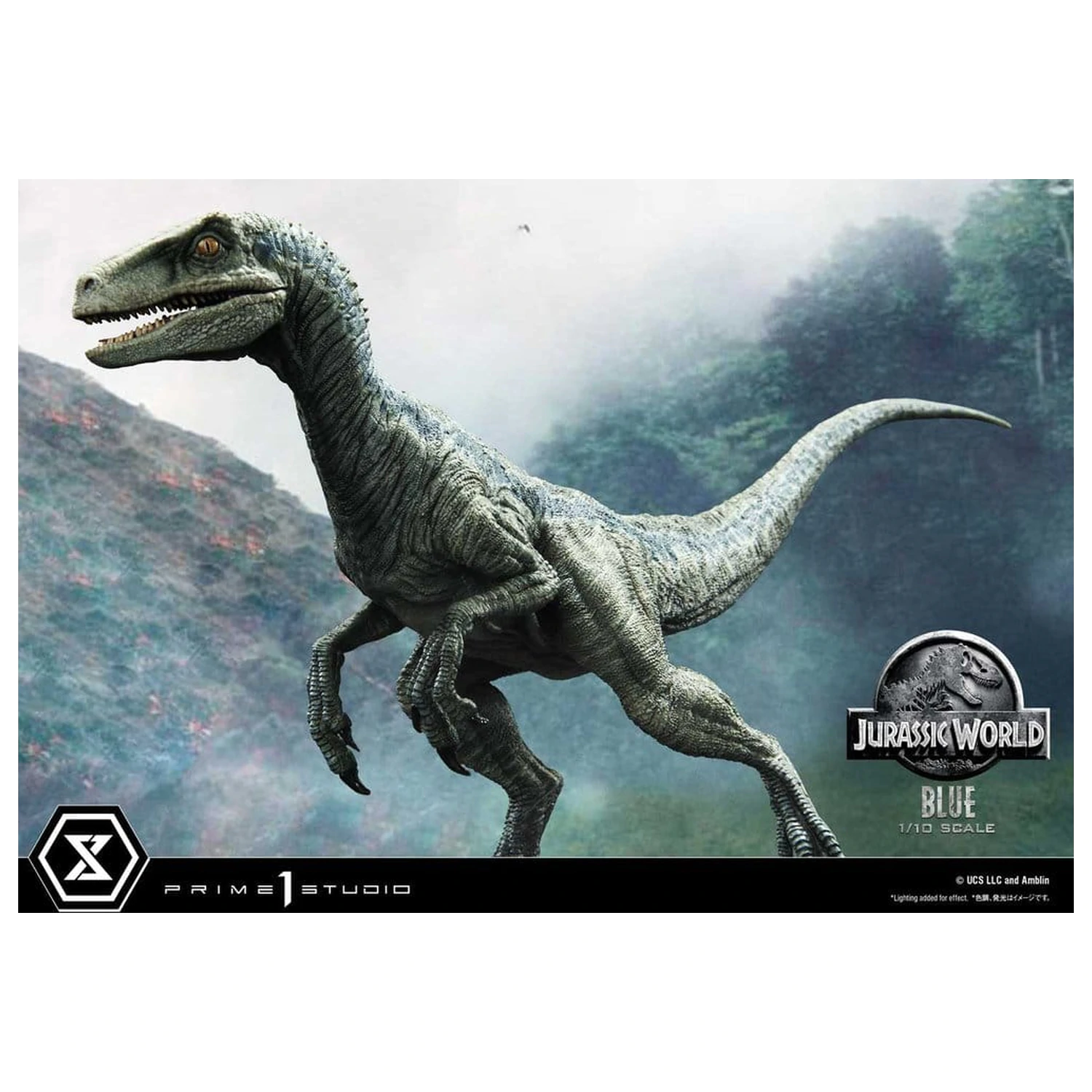 Jurassic World (Film) Prime Collectible Figures Statue 1/10 Blue 17 cm product photo