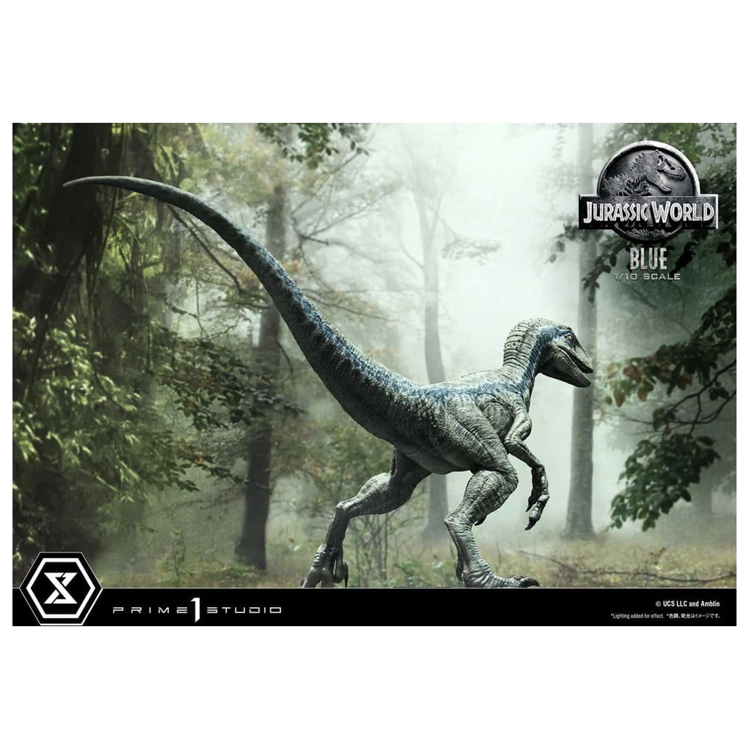 Jurassic World (Film) Prime Collectible Figures Statue 1/10 Blue 17 cm product photo