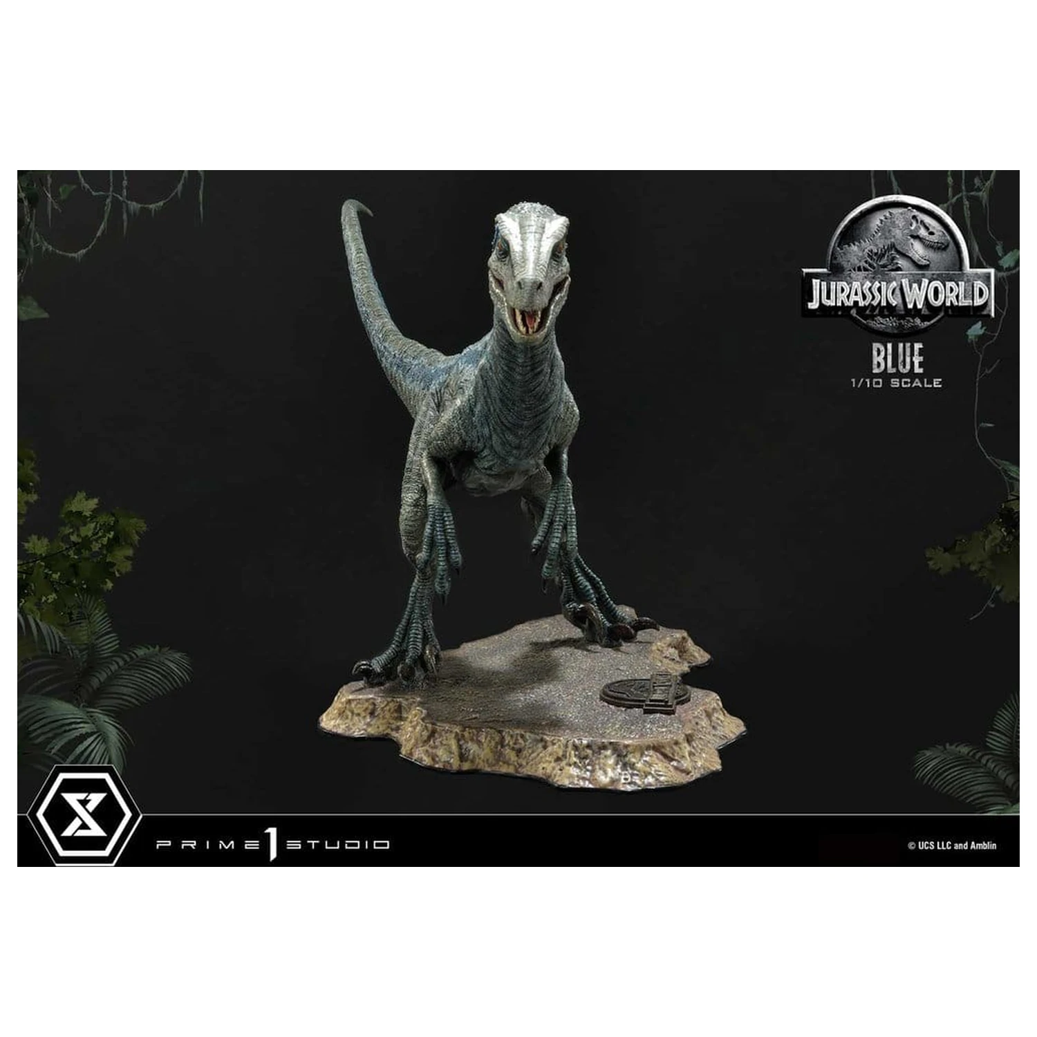 Jurassic World (Film) Prime Collectible Figures Statue 1/10 Blue 17 cm product photo