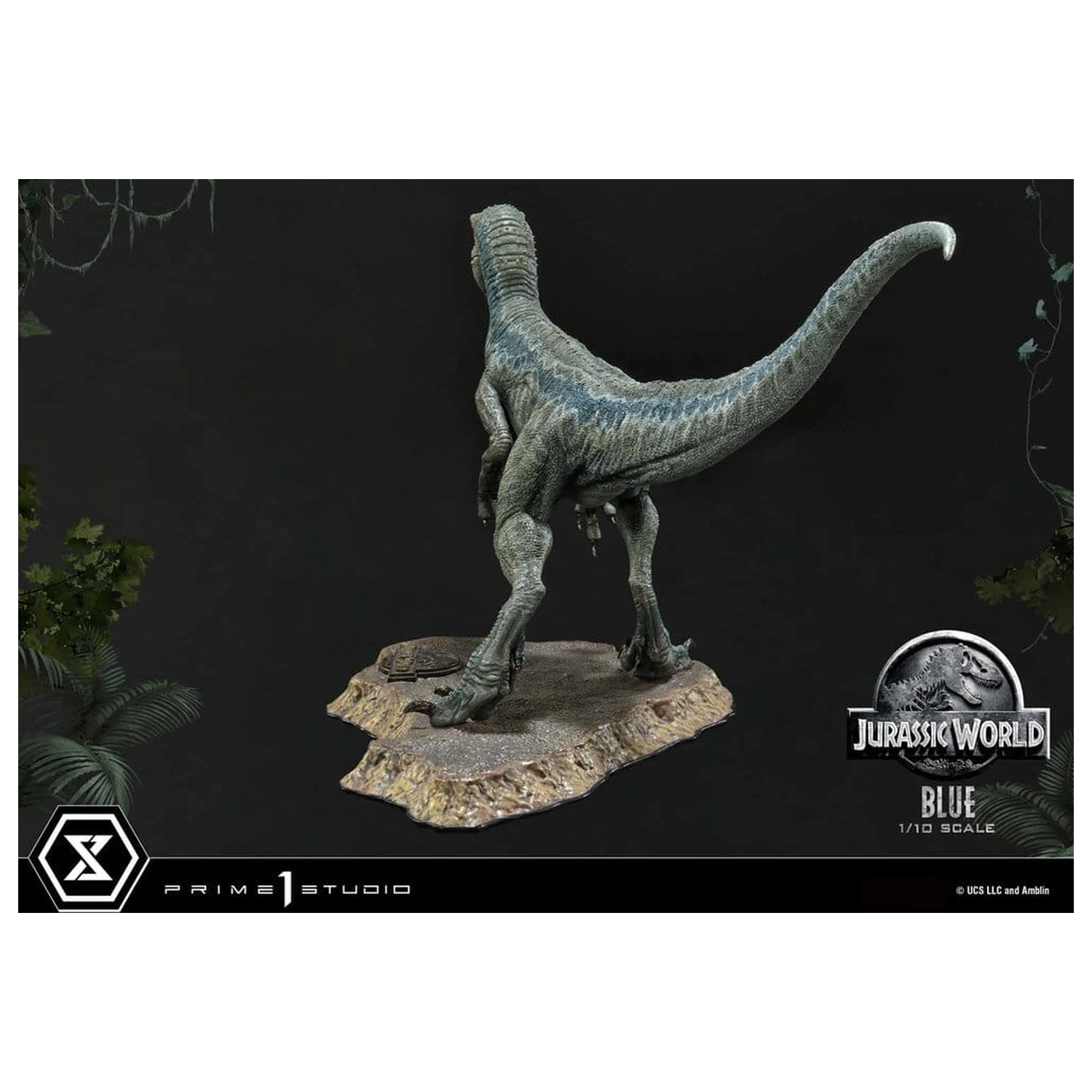 Jurassic World (Film) Prime Collectible Figures Statue 1/10 Blue 17 cm product photo