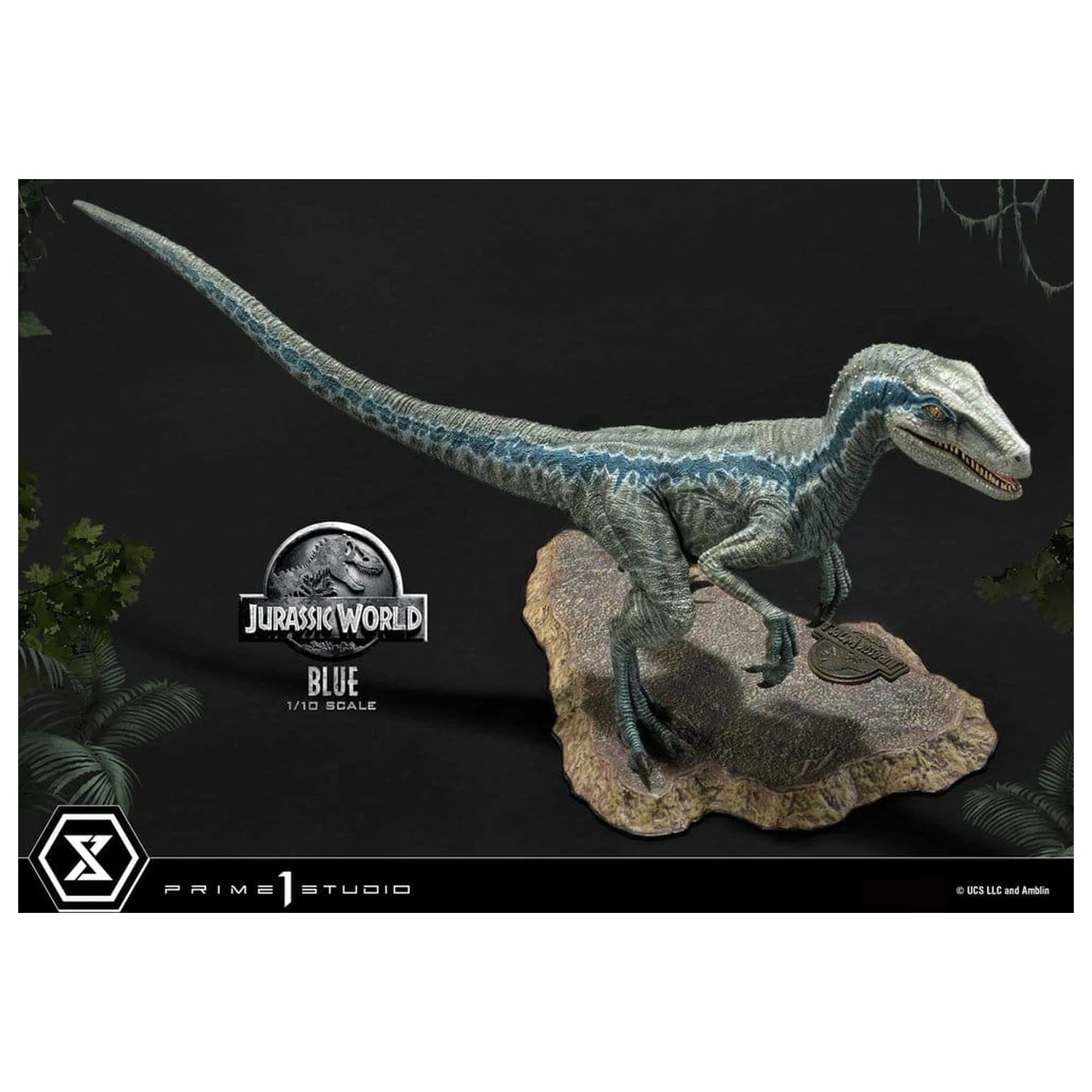 Jurassic World (Film) Prime Collectible Figures Statue 1/10 Blue 17 cm product photo