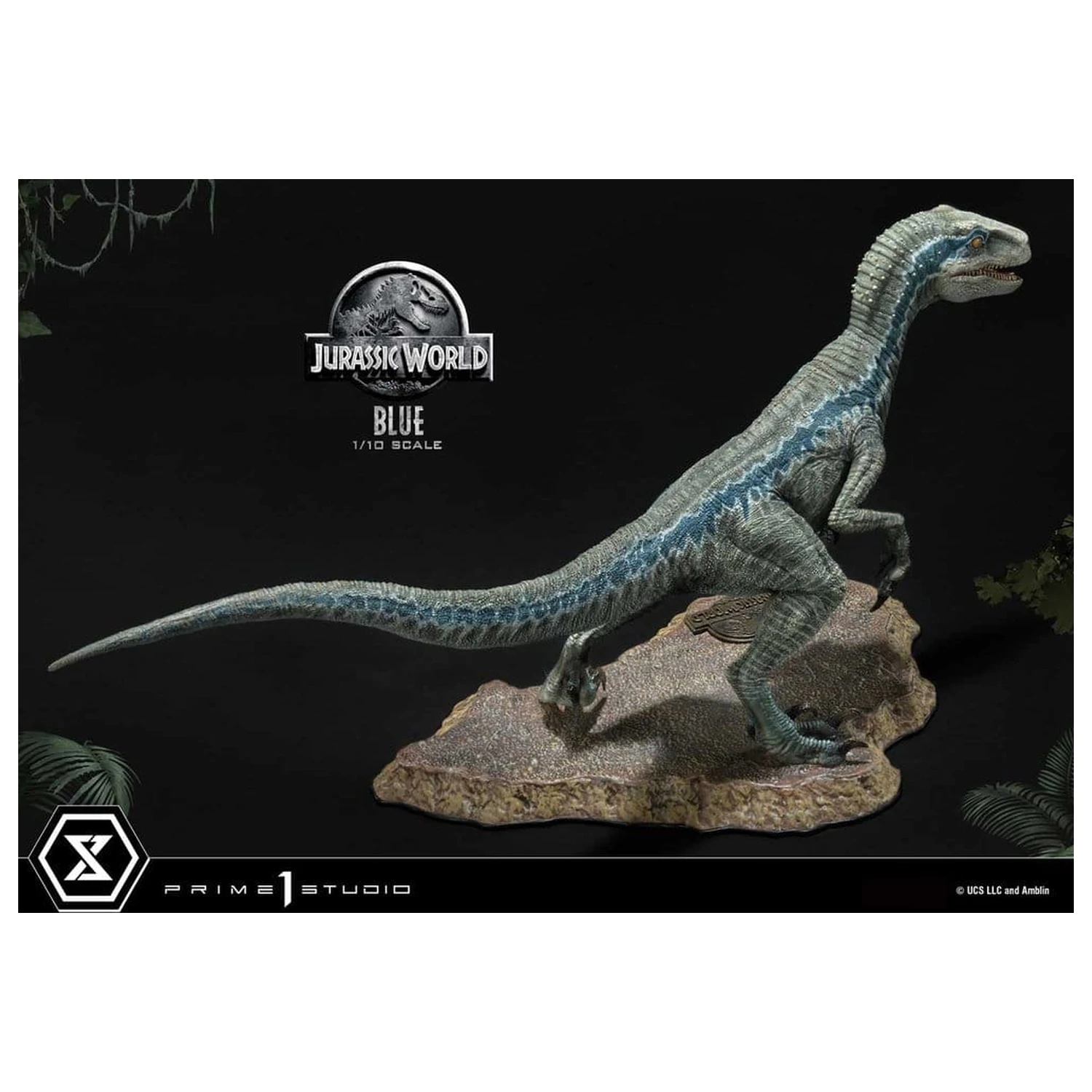 Jurassic World (Film) Prime Collectible Figures Statue 1/10 Blue 17 cm product photo