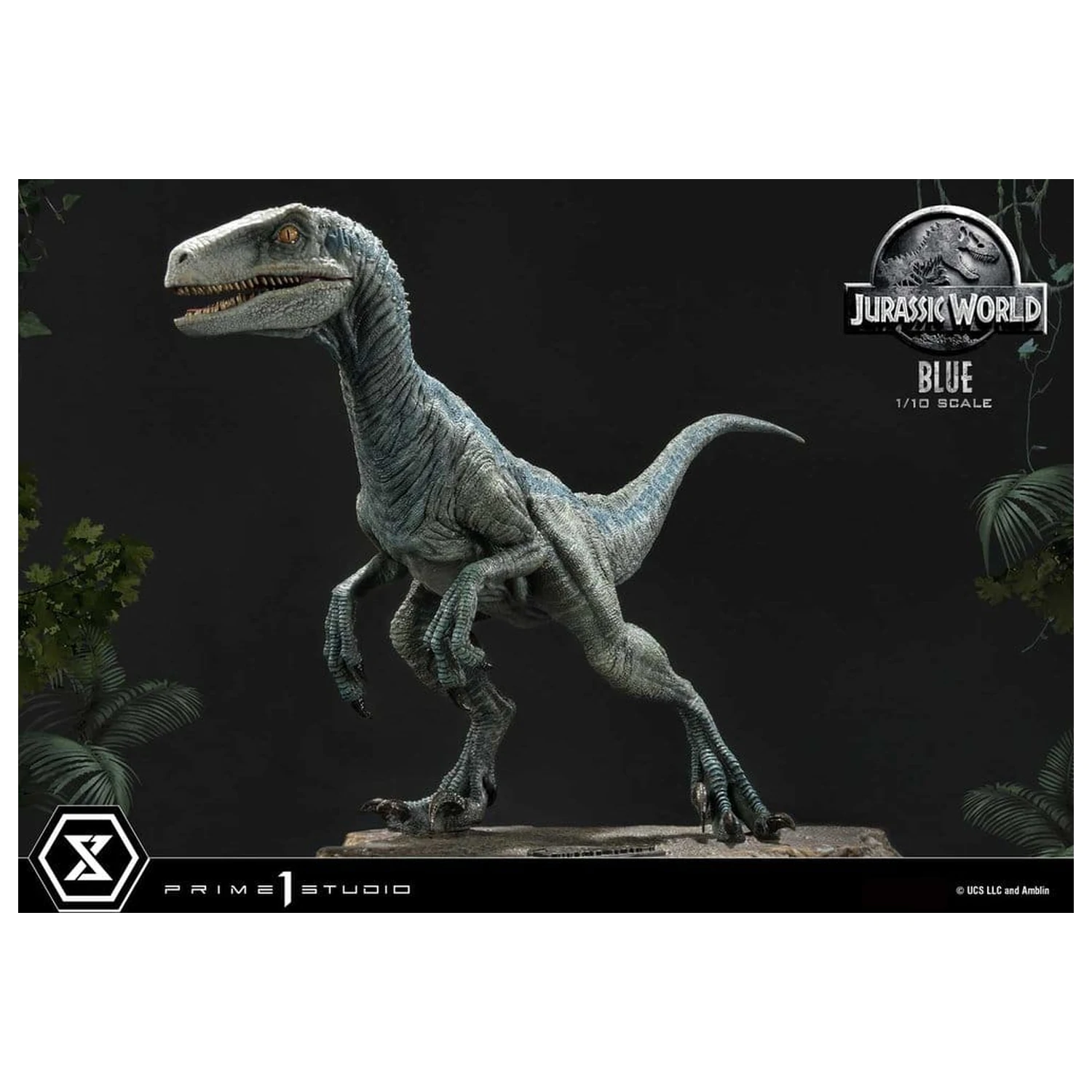 Jurassic World (Film) Prime Collectible Figures Statue 1/10 Blue 17 cm product photo
