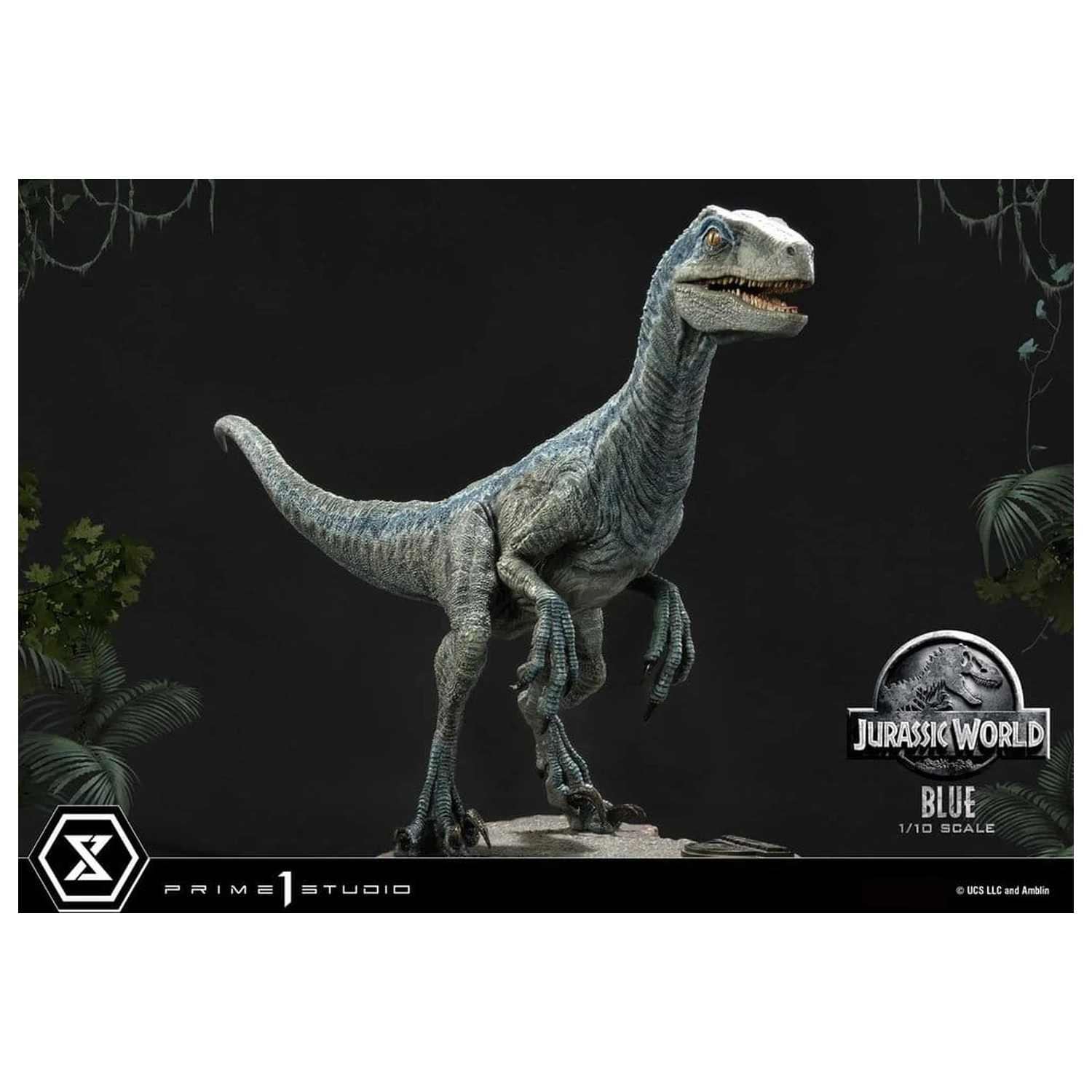 Jurassic World (Film) Prime Collectible Figures Statue 1/10 Blue 17 cm product photo