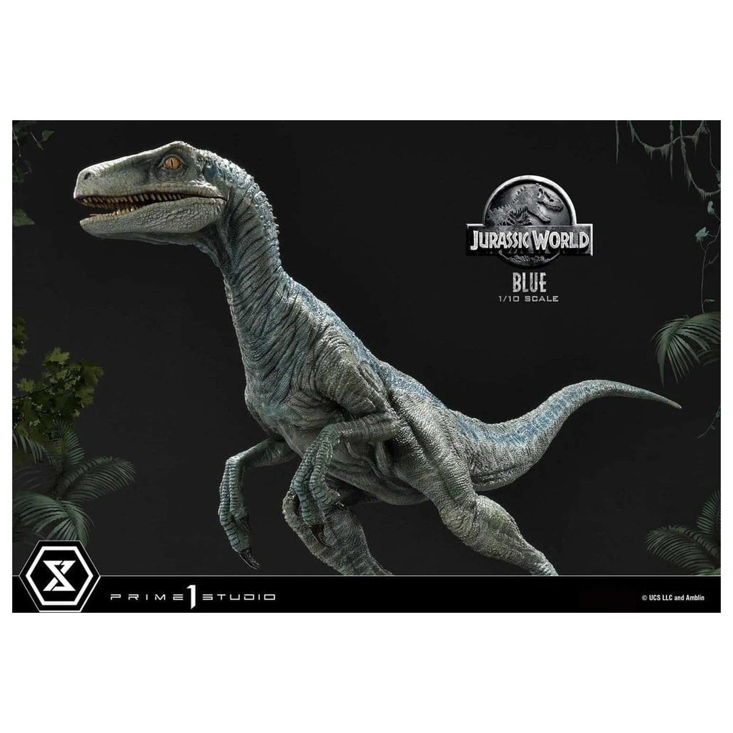 Jurassic World (Film) Prime Collectible Figures Statue 1/10 Blue 17 cm product photo