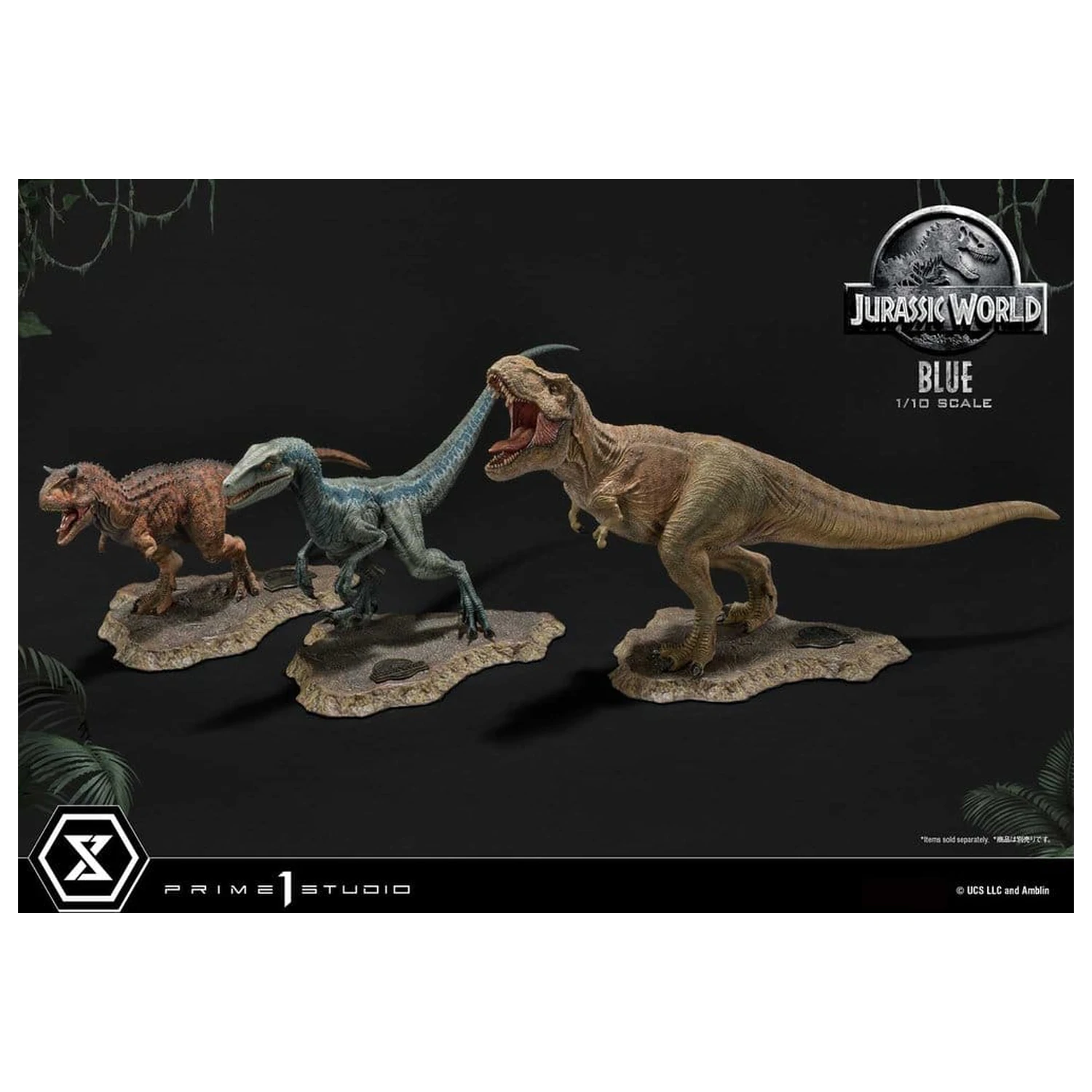 Jurassic World (Film) Prime Collectible Figures Statue 1/10 Blue 17 cm product photo