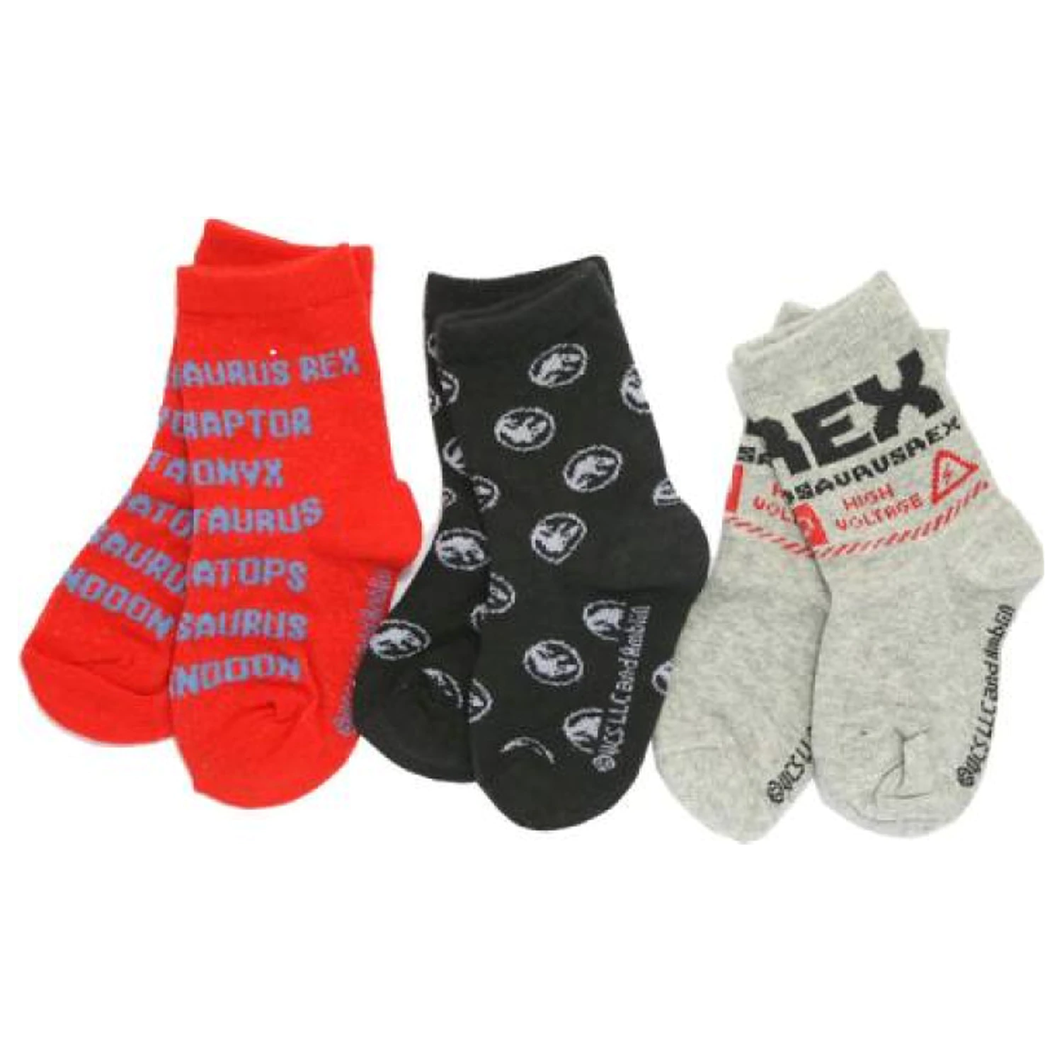Jurassic World High Voltage kids socks 27/30 product photo