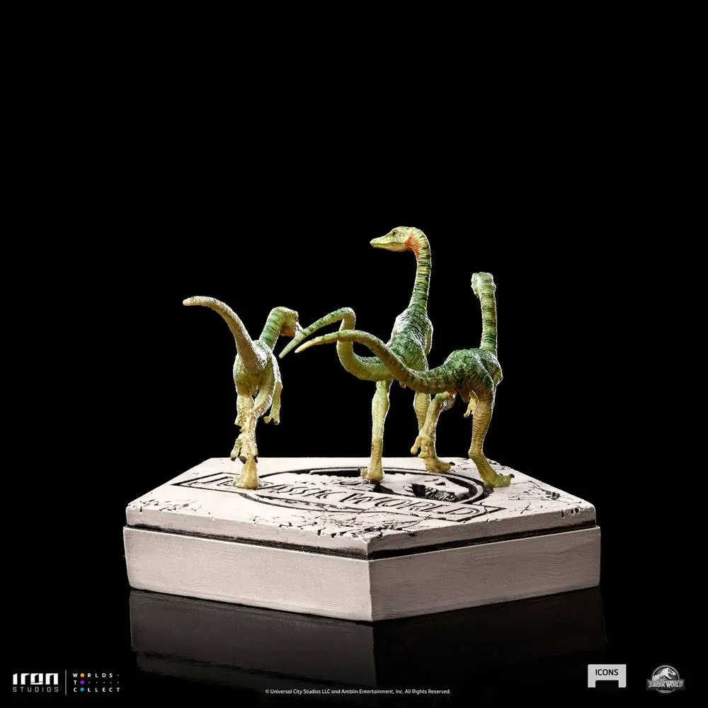 Jurassic World Icons Statue Compsognathus 5 cm termékfotó