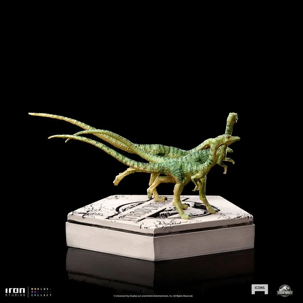Jurassic World Icons Statue Compsognathus 5 cm termékfotó