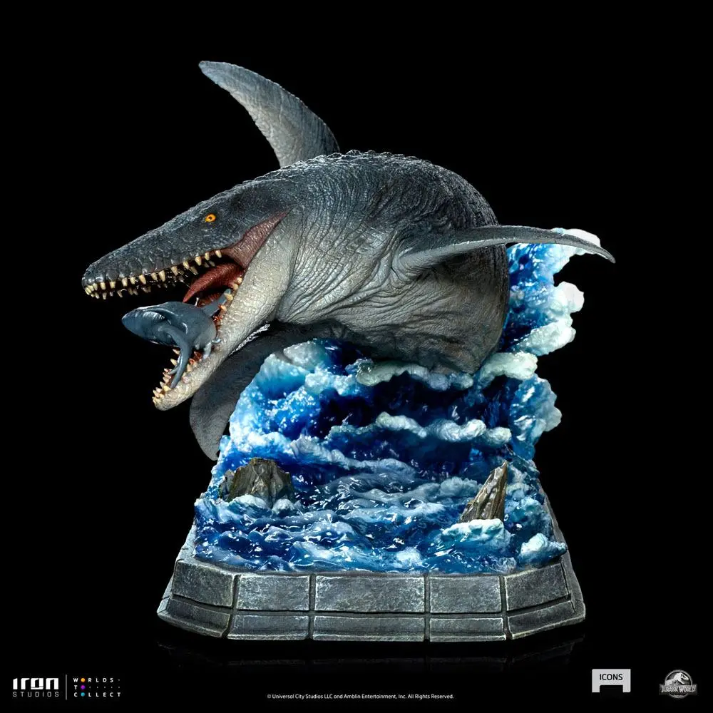 Jurassic World Icons Statue Mosasaurus 16 cm product photo
