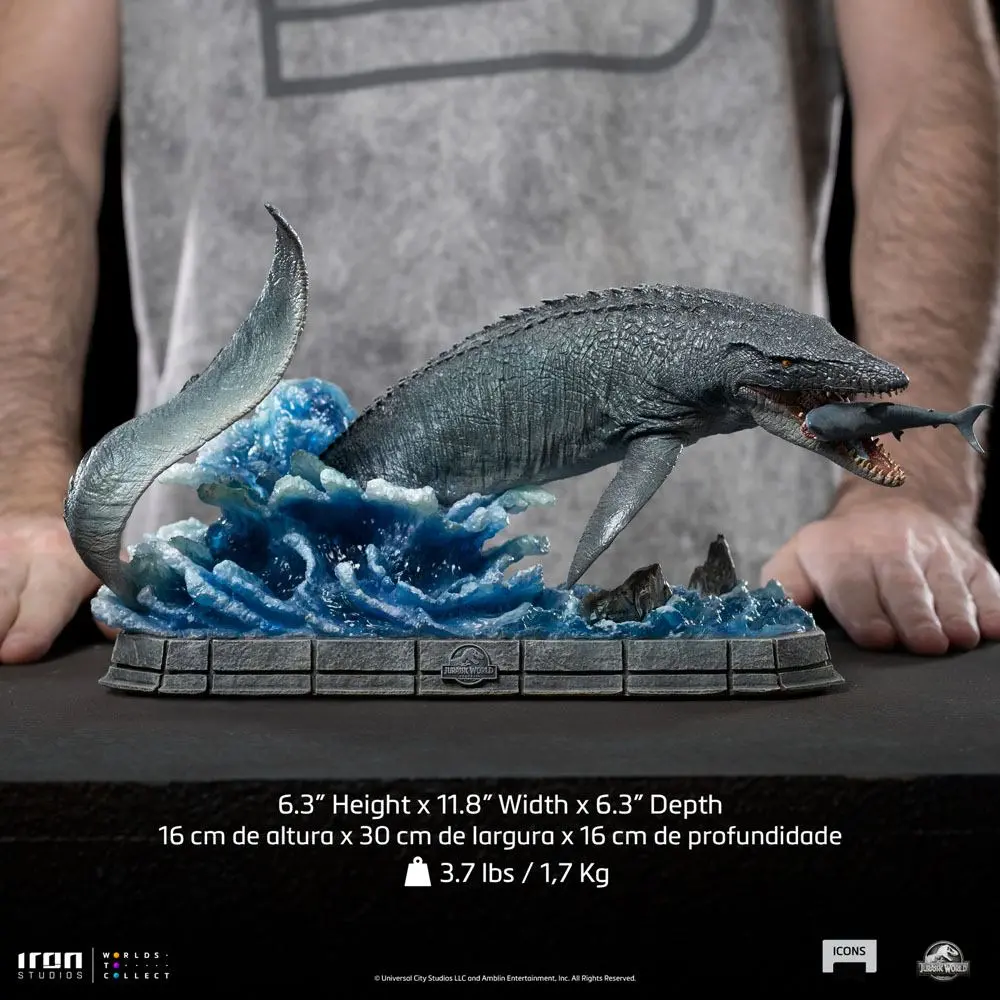Jurassic World Icons Statue Mosasaurus 16 cm product photo