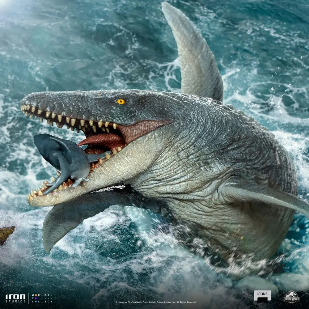 Jurassic World Icons Statue Mosasaurus 16 cm product photo