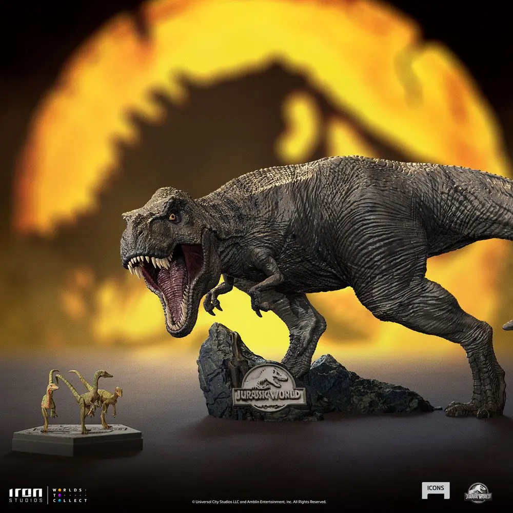 Jurassic World Icons Statue T-Rex 13 cm product photo