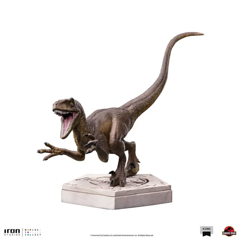 Jurassic World Icons Statue Velociraptor A 9 cm product photo