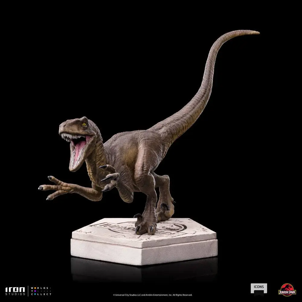 Jurassic World Icons Statue Velociraptor A 9 cm product photo