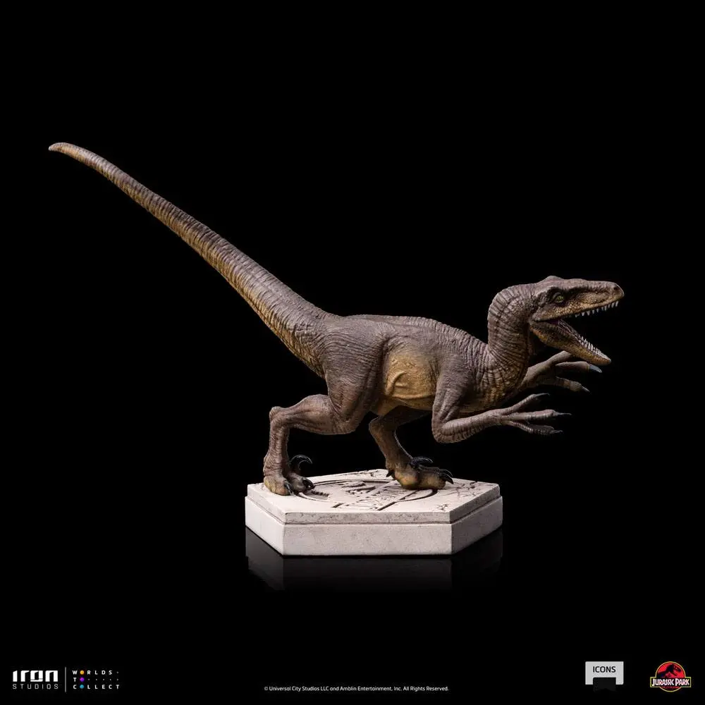 Jurassic World Icons Statue Velociraptor A 9 cm product photo