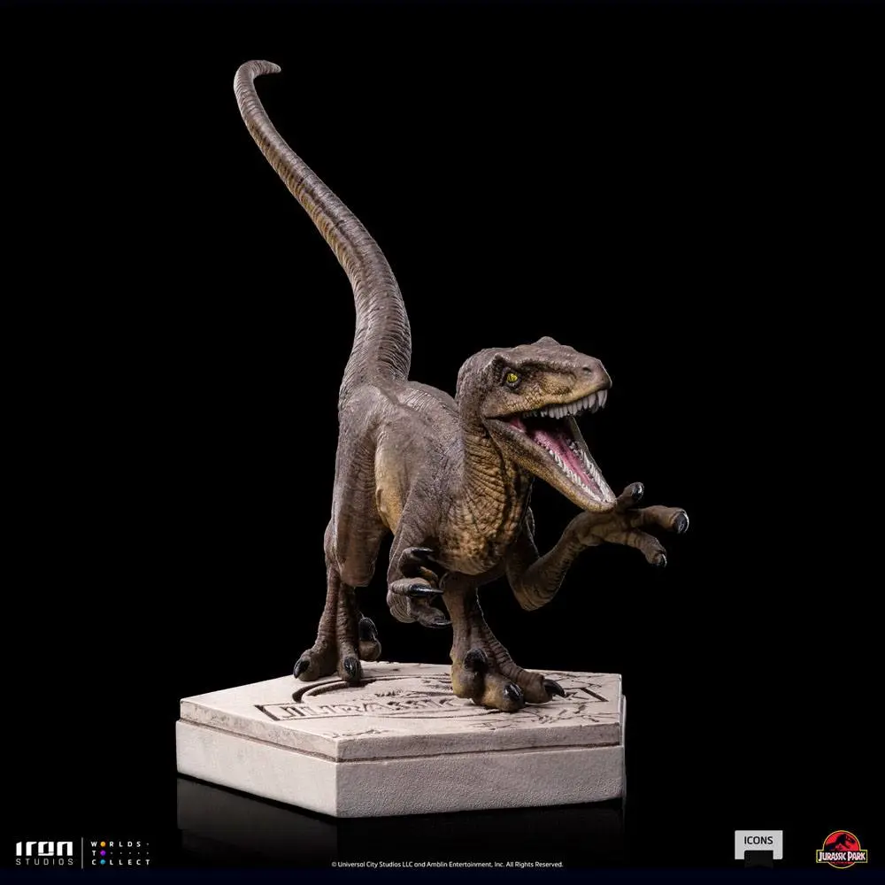 Jurassic World Icons Statue Velociraptor A 9 cm product photo
