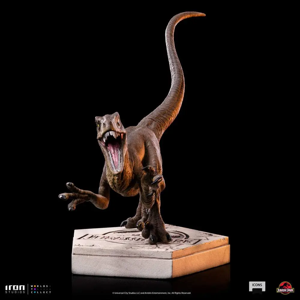 Jurassic World Icons Statue Velociraptor A 9 cm product photo