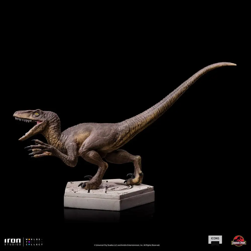 Jurassic World Icons Statue Velociraptor A 9 cm product photo