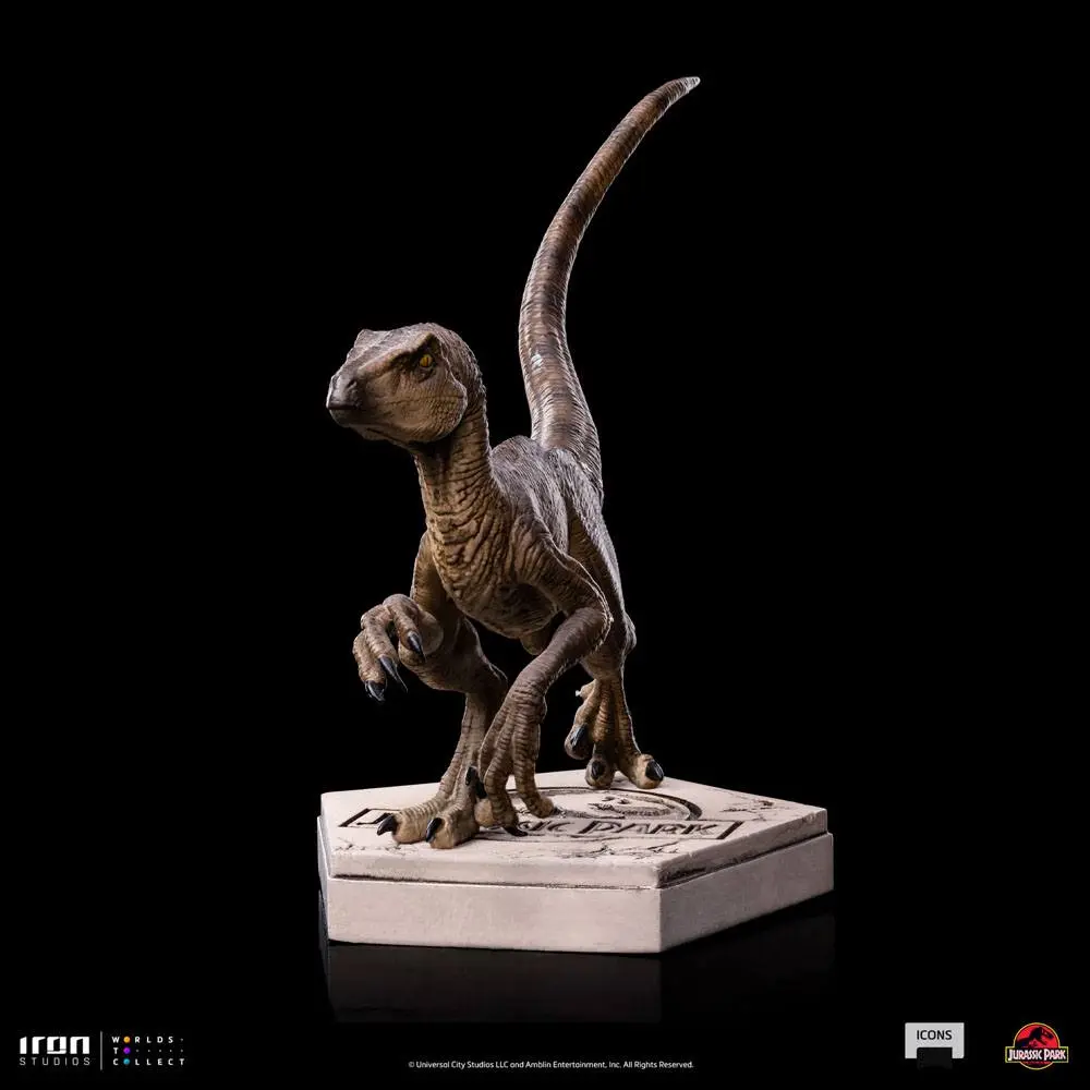 Jurassic World Icons Statue Velociraptor B 9 cm product photo