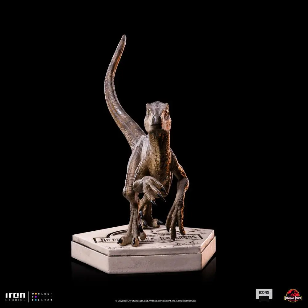 Jurassic World Icons Statue Velociraptor B 9 cm product photo