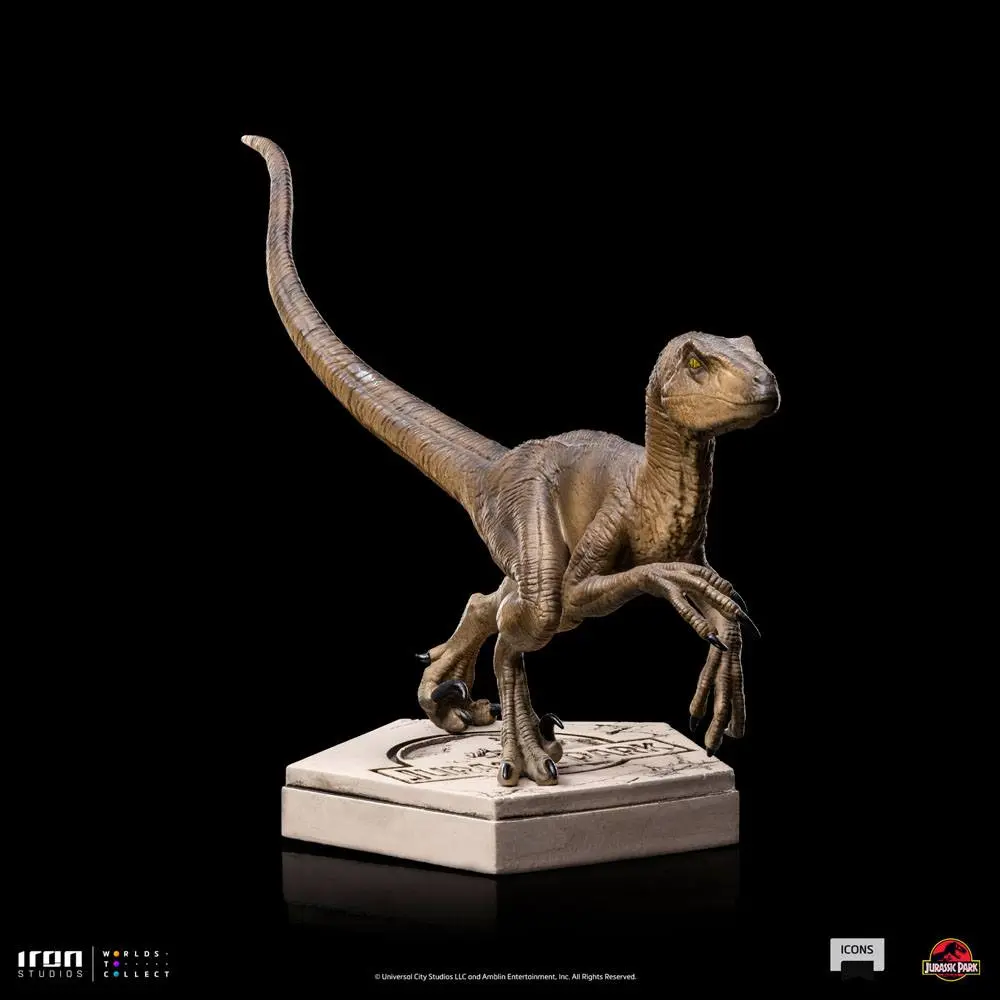 Jurassic World Icons Statue Velociraptor B 9 cm product photo