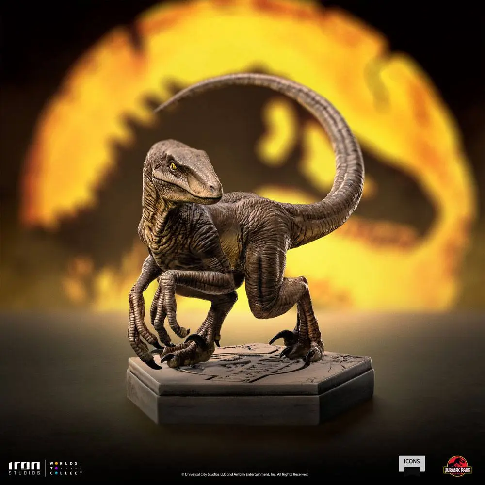 Jurassic World Icons Statue Velociraptor C 7 cm product photo