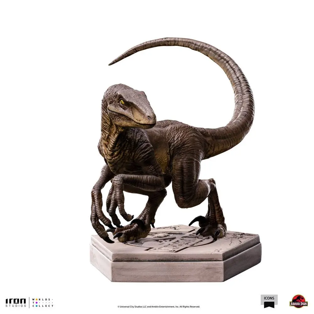 Jurassic World Icons Statue Velociraptor C 7 cm product photo