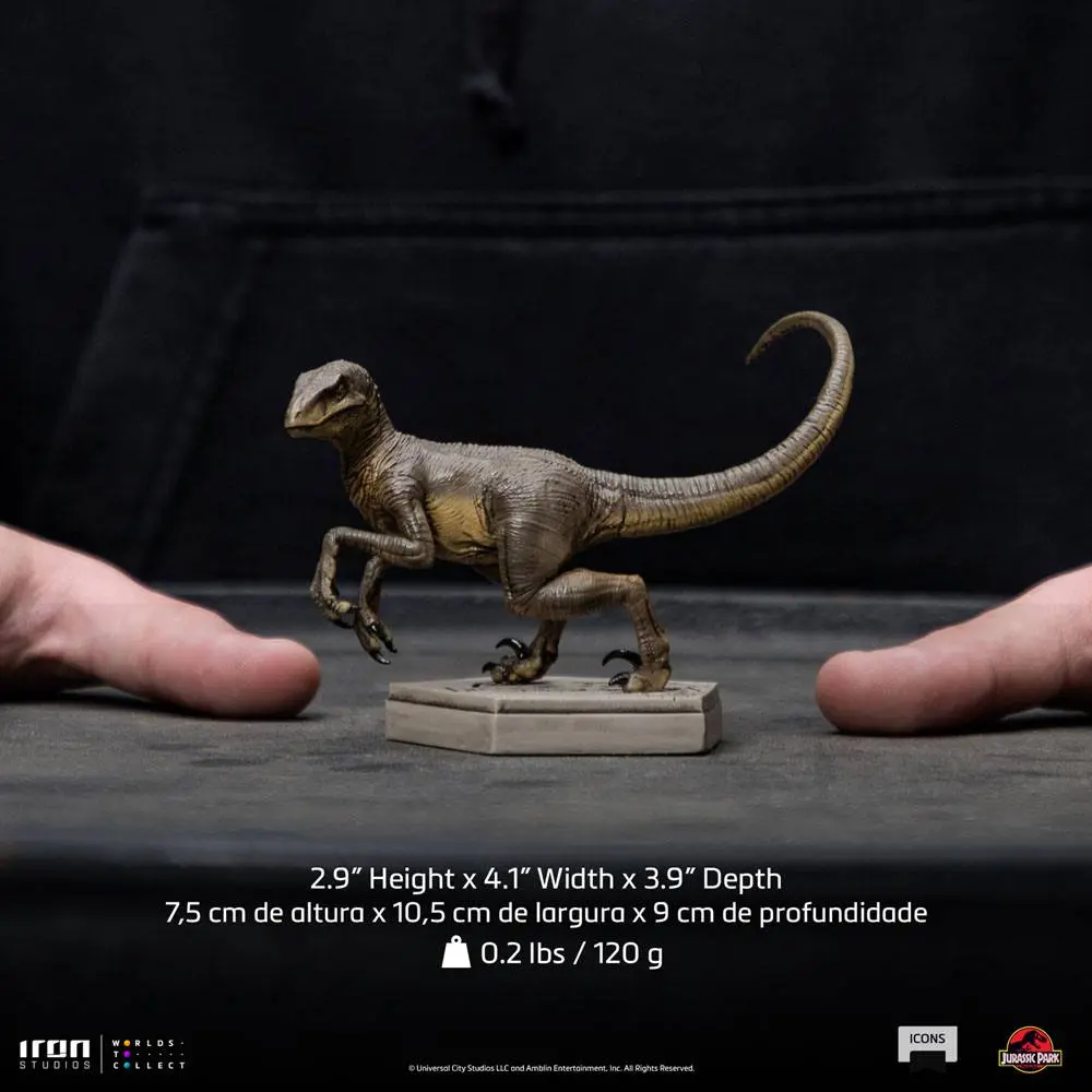 Jurassic World Icons Statue Velociraptor C 7 cm product photo