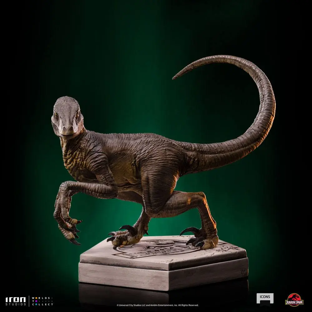 Jurassic World Icons Statue Velociraptor C 7 cm product photo
