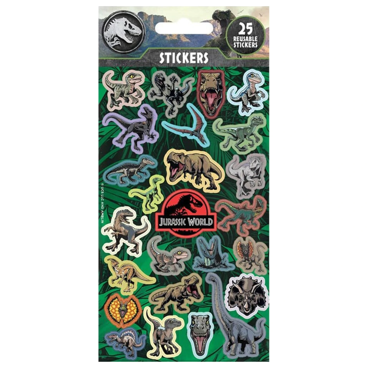 Jurassic World Sticker Pack  product photo