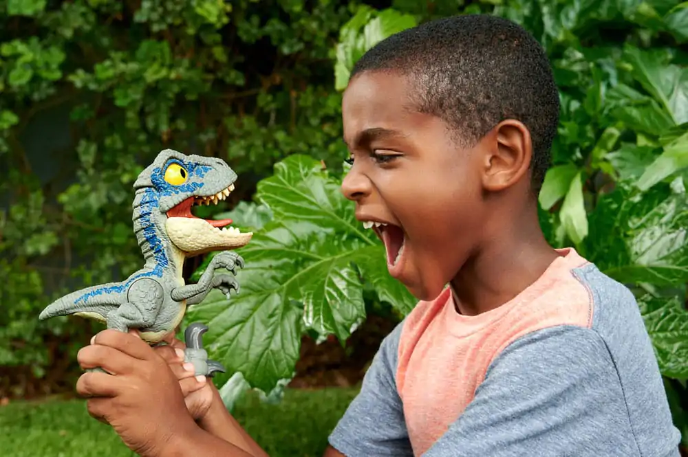 Jurassic World Action Figure Mega Roar Velociraptor Blue product photo