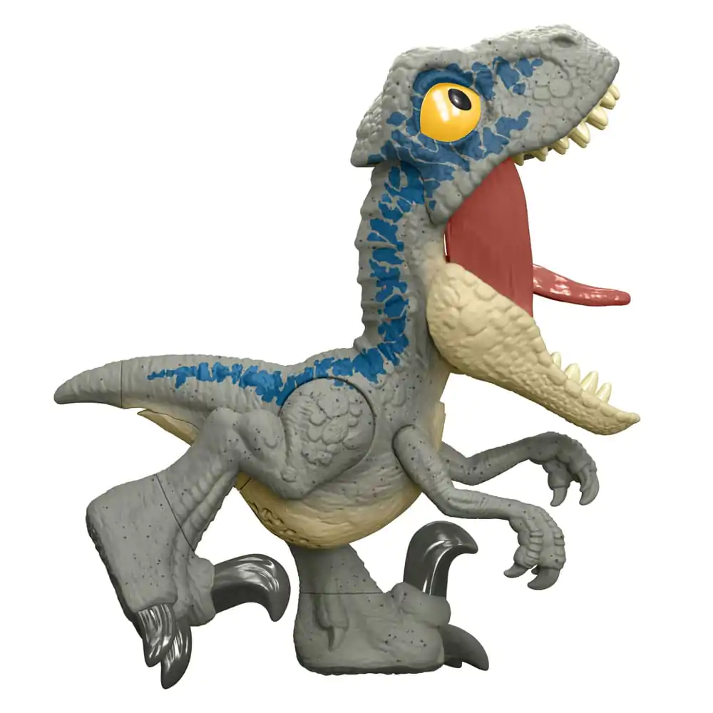 Jurassic World Action Figure Mega Roar Velociraptor Blue product photo