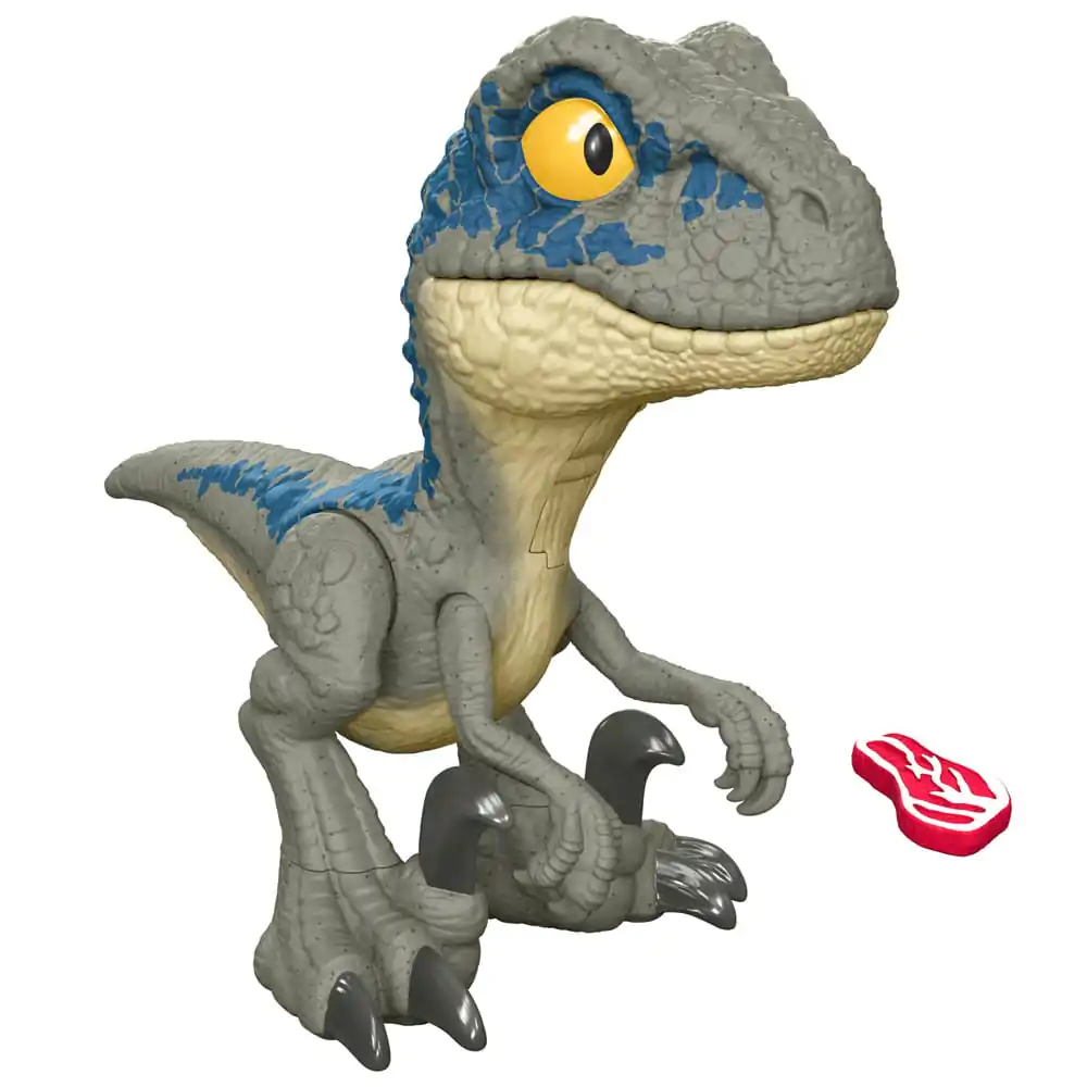 Jurassic World Action Figure Mega Roar Velociraptor Blue product photo