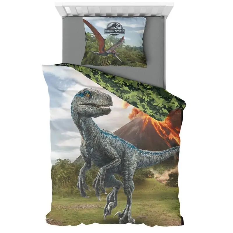 Jurassic World microfibre duvet cover bed 90cm product photo