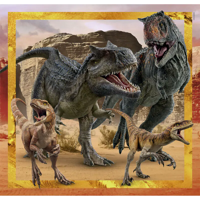 Jurassic World puzzle 3x48pcs product photo