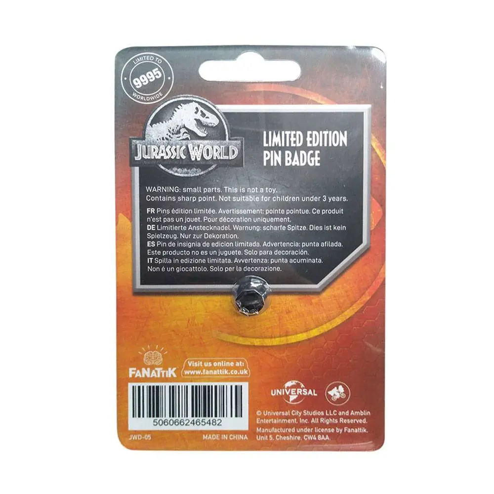 Jurassic World Pin Badge Raptor product photo