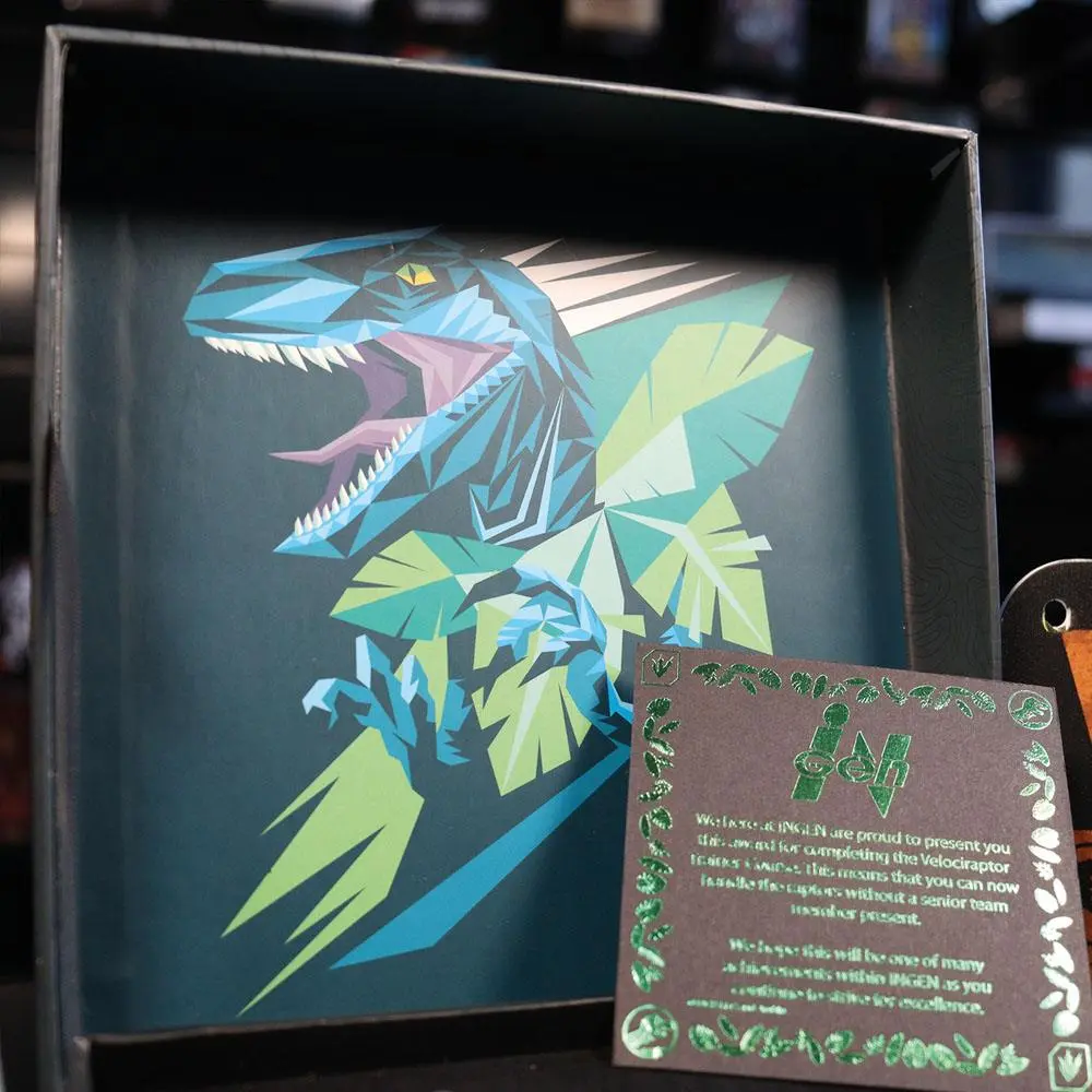 Jurassic World Pin Badge 3-Pack Raptor Training Commendation Limited Edition product photo